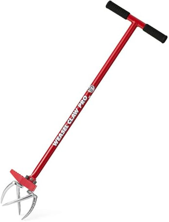 Garden Weasel Claw Pro - Black Grip | 3-in-1 Twist Tiller, Kultivator, Unkrautzieher & Bodenlockerer | Gartenhandwerkzeug | 91336-A