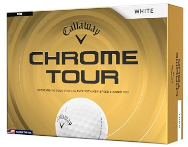 Palline da golf Callaway Golf Chrome Tour 2026, bianche