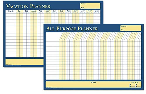 House of Doolittle Plan-A-Board Vacation/All-Purpose Laminated Planner Reversible 36 x 24 Inch (HOD639)