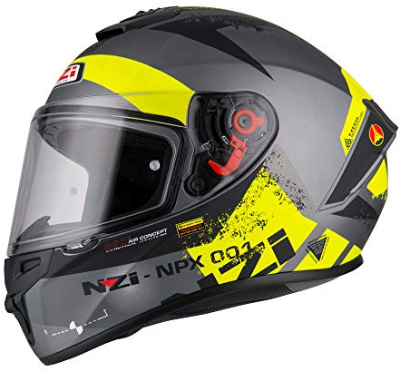 Casco Integral Trendy Canadian Antracite&Yellow