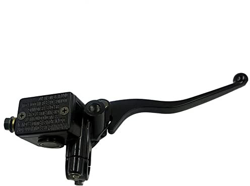 CENPEK 7/8 Zoll 22mm Motorrad Vorderer Hydraulischer Bremshebel mit Hauptbremszylinder Fit für TRX125 200 250 350 400 420-Schwarz 22mm Lenker