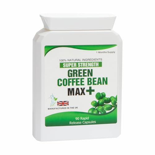 90 Green Coffee Bean Extract Diet Capsules 5000mg Vegetarian Manufactured in The UK Weight Management