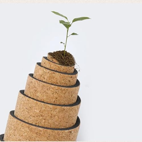 Tvamm Lifestyle Cork and Rubber Yoga Mat, Non-Slip, Eco-Friendly, Pilates Mat, Exercise Mat