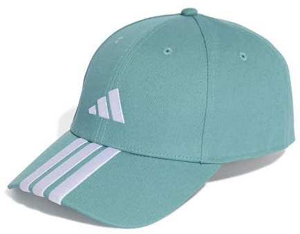 Adidas Unisex - Adulto Bball 3S cap New Logo, Powder Teal/White, L