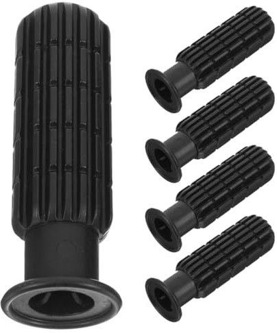 ERINGOGO 5St Fußballmaschinengriff Kickergriffe aus Kunststoff Praktisches Kicker-Griffteil Griffe für Tischfußballmaschinen Tischkicker Ersatz Handgriff Kicker Teil PVC-Material Black