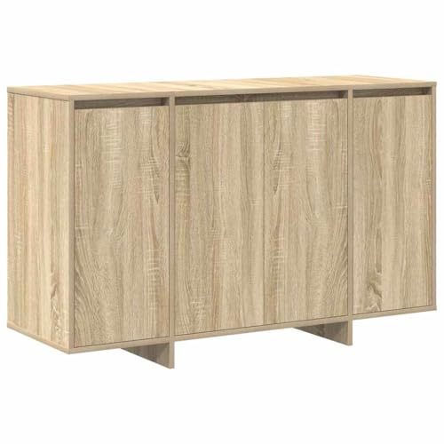 vidaXL Sideboard Sonoma-ek 120 x 41 x 75 cm Konstruerat trä
