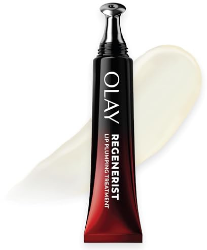 Olay Regenerist Nourishing Treatment, Lip Balm, Plumping Lip Gloss for Women, Fuller Looking Lips & Smoothed Lines, 3-in-1 Mask, Plumper, Gloss - Anti-Aging Skin Care, Shea Butter & Coconut Oil, 0.5oz