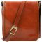 Time Resistance Schultertasche aus Leder Herren - Messenger Bags - Umhängetasche Herren - Elegante Ledertasche - Herren Tasche