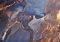 wandmotiv24 Fototapete Aquarell Stein Optik Kunst, XS 150 x 105cm - 3 Teile, Wanddeko, Wandbild, Wandtapete, Wasserfarben Marmor Acryl blau gelb M6574