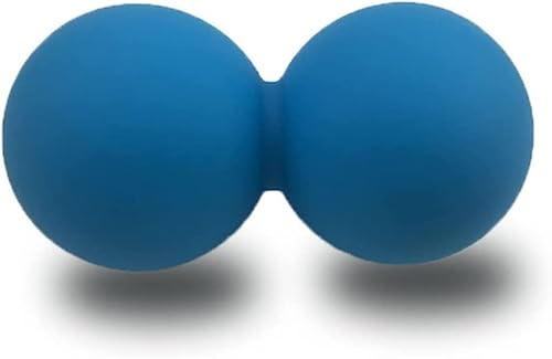 Silicone Yoga Peanut Massage Ball Fascia Ball Relieve Relax Muscles Fitness Massage Double Ball Exercise Ball (Color : B)
