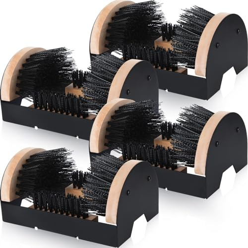 Sliner Boot Brush Scraper Outdoor Heavy Duty Shoe Cleaner Brush Boot Scraper for Sneaker Mud Cleaning Supplies(4 Pieces)