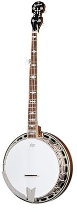 Epiphone Mastertone Classic Banjo, Natural with Hard Case