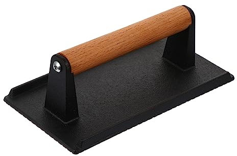 POPETPOP Placa De Parrilla De Hierro Fundido Placa De Barbacoa Manual para Carne para Asar Carne La Cocina Jardín