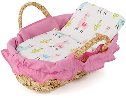 Bayer Chic 2000 141 08 Puppentragetasche 38 cm, Lama, pink