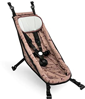 Croozer, Babysitz Red Patterned, Nanna Bag Kit Für Trailer, Rot, Unisex-Adult