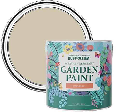 Rust-Oleum Green Mould-Resistant Garden Paint In Satin Finish - Silver Sage 2.5L