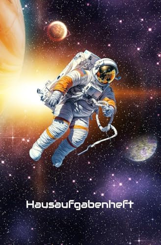 Hausaufgabenheft: DIN A5 Schulplaner Astronaut