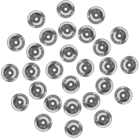 TOYANDONA 50stücke Jazz Schlagzeug Becken Praktische Crash-becken Leichtes Und Tragbares Drum-zubehör Aus Edelstahl Für Drum-sets ø Geeignet Für Musikliebhaber Und Profis