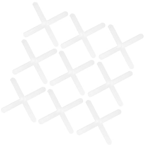 FOYTOKI 1000pcs Cross Shaped Tile Spacers Pe Material Grout Levelers for Ceramic Marble and Porcelain Tile Alignment Easy to Use and Store Thickness