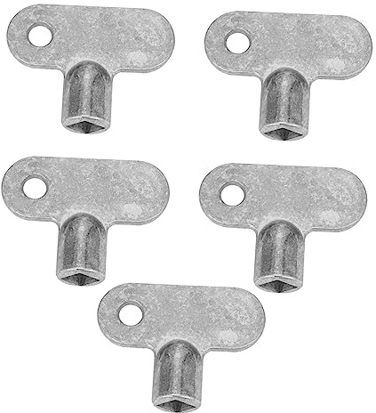 DIYEAH 1 Jeu Clé De Purge Radiateur Carrée Outil De Plomberie Et Durable Compatible Avec Soupapes Daération Pour Robinet Chauffage Central 5 Pièces