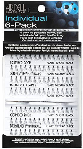 ARDELL 6 Pack Knot-Free Individuals Combo Black, 25 g