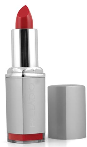 Palladio Herbal Lipstick, Rich Pigmented and Creamy Lipstick, Infused with Aloe Vera, Chamomile & Ginseng, Prevents Lips from Drying, Combats Fine Lines, Long Lasting, Just Red