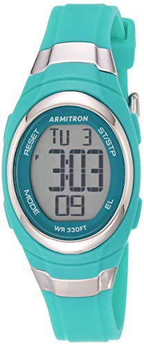 Armitron Sport 45/7034 - Reloj Digital con cronógrafo y Correa de Resina para Mujer