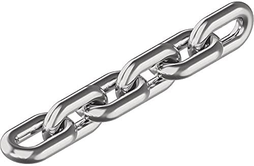 DIN 766 Edelstahlkette kurzgliedrig Ø 3, 4, 5, 6, 8, 10 mm (Meterware) Rundstahlkette Edelstahl A4 (Ø 3 mm, 10 Meter)