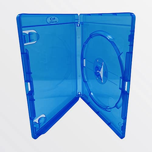 Dragon Trading Amaray Lot de 10 étuis de rangement pour disque Blu-ray simple (1) de n'importe quel format avec logo Blu-ray argenté en relief. L'étui dispose de clips et d'un manchon extérieur pour
