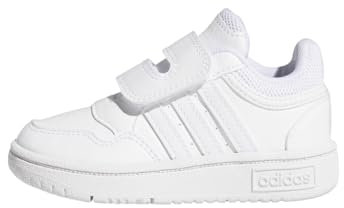 adidas Hoops Shoes, Zapatilla de deporte Unisex bebé, Cloud White Cloud White Cloud White, 22 EU