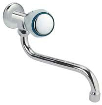 GOPLAST Rubinetto a parete solo acqua fredda, canna s