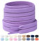 Stepace 2 Pairs 100% Cotton Flat Shoe Laces 8mm Wide Shoelaces for Sneaker Running Athletic Shoes light purple 120