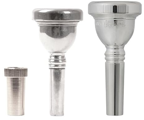 Trombone Adaptor for small shank and large shank mouthpiece (T.A.L.S, TALS) by KGUmusic. Adapter for Trombone Mouthpiece with a Thick leg. From thin to thick trombone leg conversion