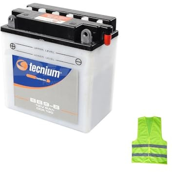 COMPATIBILE CON PIAGGIO Vespa ET4 150 da anno 1999 al 2004 BATTERIA YB9-B TECNIUM BB9-B FORNITA COMPLETA PER L'UTILIZZO MOTO SCOOTER BATTERIE 9 AMPERE 12 VOLT 135X75X139MM