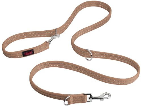 HALTI - Guinzaglio professionale per cani per smettere di tirare il guinzaglio, per passeggiate, doppia estremità facile da usare, leggero, morbido e resistente (Taglia Small, Sabbia del deserto, 2m)