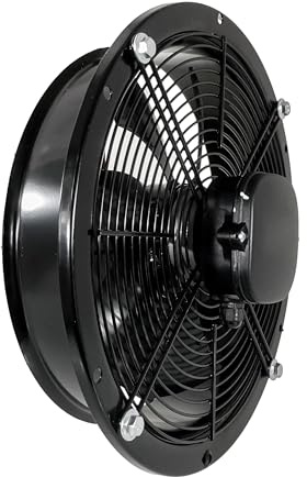 SYSTERM Wandventilator Axialventilator Lüfter mit Kugellagern, Stahl Industrieventilator für Dauerbetrieb Größen 200, 250, 300, 350, 400, 450 mm (aRos 300mm; 2370 m3/h)