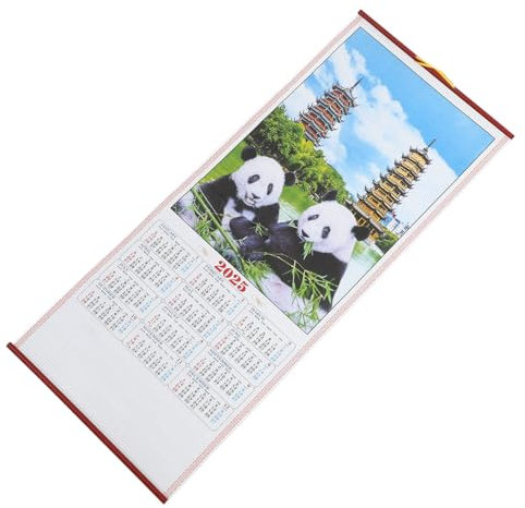 PRETYZOOM Chinesischer Wandkalender Wandkalender 2025 Jahr Der Schlange Chinesischer Glückskalender Mondkalender Fengshui- für