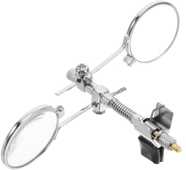 HEALSOPTHY 5times Magnifying Glasses for Reading Glass Magnification Loupe Clip Watchmaker Loupe for Jewelery and Clock Repair