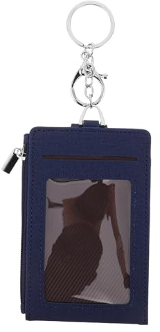 WRITWAA Portachiavi Porta Badge Sottile e Resistente alle Intemperie con Custodia Protettiva per Tessere di Trasporto Pubblico Porta Tessera Studentesca per Pendolari e Studenti