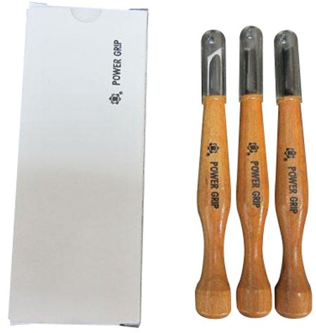 Three Piece Power Grip Carving Set
