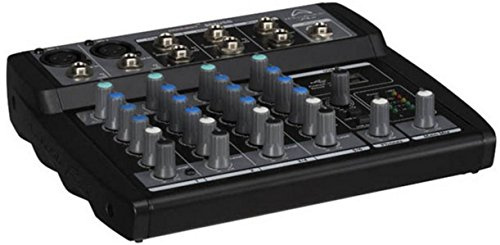 Wharfedale Pro Connect 802 USB Mixer Professionale a 6 Canali per karaoke, studio, live, ecc..