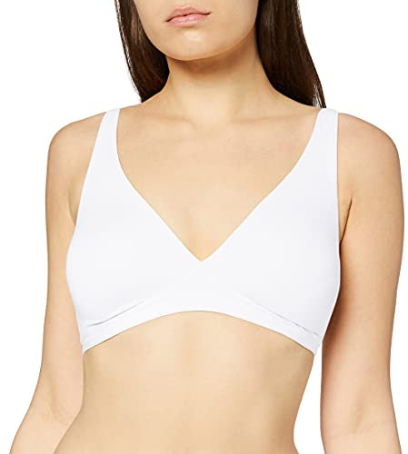 HANRO Damen Cotton Sensation Soft Cup Bügelloser BH, Weiß (White 0101), 85C