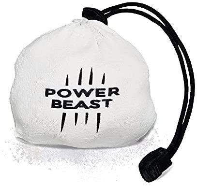 Power Beast Chalk Bälle wiederbefüllbar 60gr, Magnesiumkreide, Chalk Ball, Kletterkreide Bouldern, Klettern, Fitness, Crossfit,Gym,Turnen,Pole Dance, Calisthenics, Gewichtheben, Poledance.