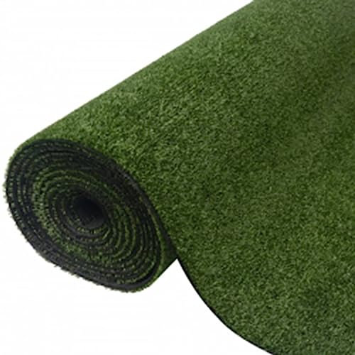 vidaXL Gazon Artificiel Tapis de Gazon Pelouse Artificielle Gazon Synthétique Jardin Patio Balcon Terrasse Extérieur 7/9 mm 1x20 m Vert