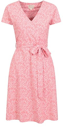 Mountain Warehouse Robe Portefeuille Santorini en Jersey pour Femme - Robe d'été légère - Protection Anti-UV - Confortable - Idéale pour Les Voyages et Les Vacances