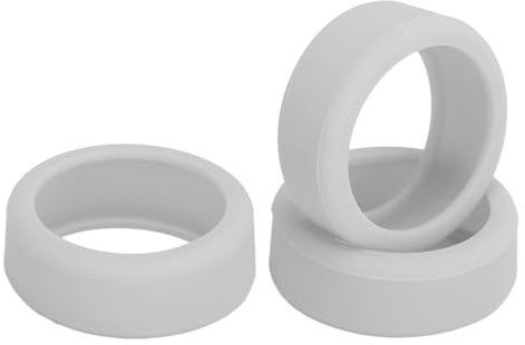 Protectores de Anillo de Silicona, 3 Fundas de Anillo de Silicona, Cubierta de Anillo Inteligente Resistente a los Arañazos para Hacer Ejercicio, Tareas Domésticas (S)