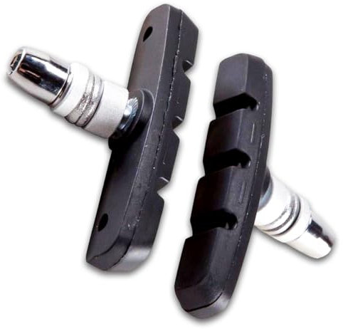 1 Paar V-Brake Bremsbeläge - 70 mm Symmetrische Fahrradbremsklötze, Kompatibel mit Shimano, Tektro, Avid, Sram V-Brake Felgenbremse, ISO-Standardkonformität