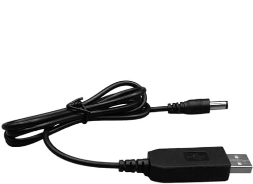 Router via cavo da 12 V - Cavo step up da 5 V a 9 V/12 V con jack CC | Cavo DC Connect maschio portatile, cavo di conversione da USB a DC, cavo step-up di tensione per lampada da tavolo con