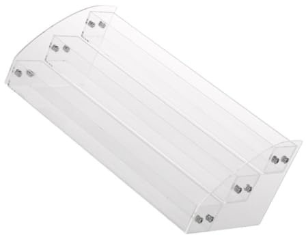 SMASOLO Organizzatore per Cosmetici Trasparente Multi-strato in Acrilico Leggero e Compatto Base Stabile per Rossetti e Smalti da Tavolo