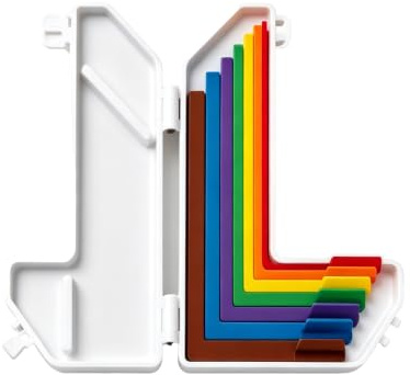 Paper Crafting Alignment Guides Set, 7 Color-Coded L-Shaped Margin Positioning Tools, High Precision Card Making Spacing Ruler for Scrapbooking DIY Paper Art Craft